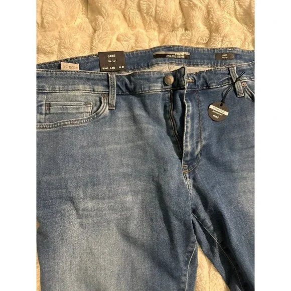 Mavi Jeans Mens 40x30(tag) Blue Jake Slim Leg Stretch Denim Waist